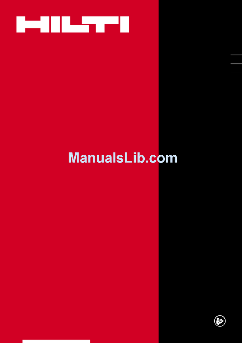 Hilti HDE 500-A18 operating instructions