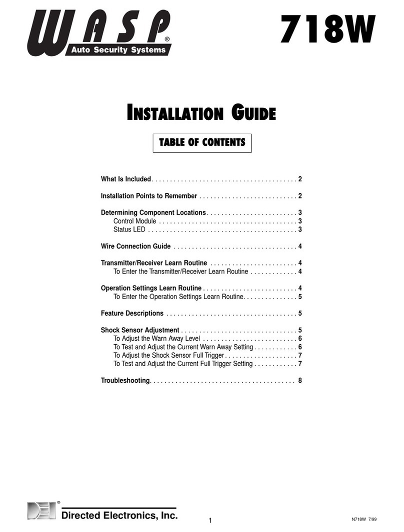Wasp 718W User manual