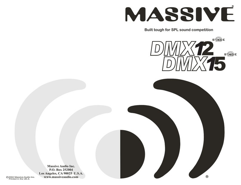 Massive DMX12 Stage 2 User manual