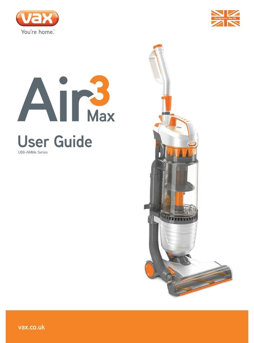 Vax U88-AMMe Series Air3 MAX User manual
