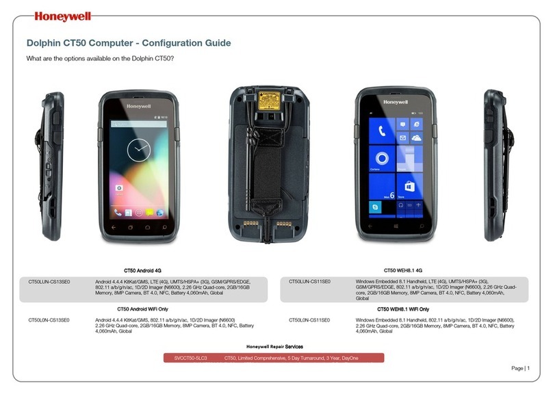 Honeywell CT50 Configuration guide