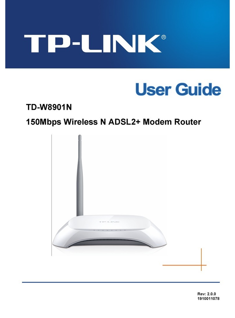 TP-Link TD-W8901N User manual