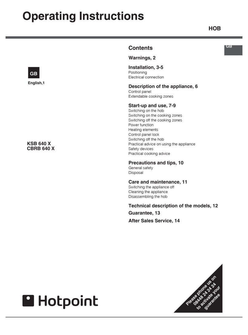 Hotpoint KSB 640 X User manual