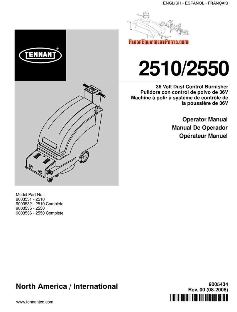 Tennant 9003531 - 2510 Operator's manual
