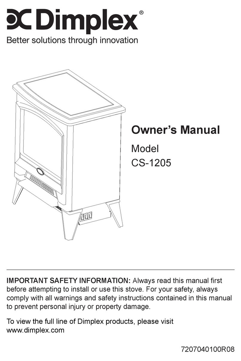 Dimplex ELECTRALOG CS1205 owner's manual