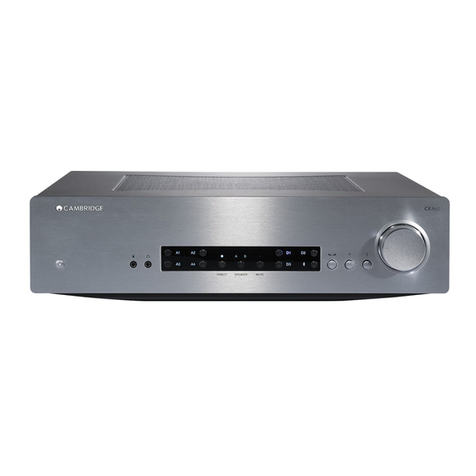 CAMBRIDGE CXA60 user guide
