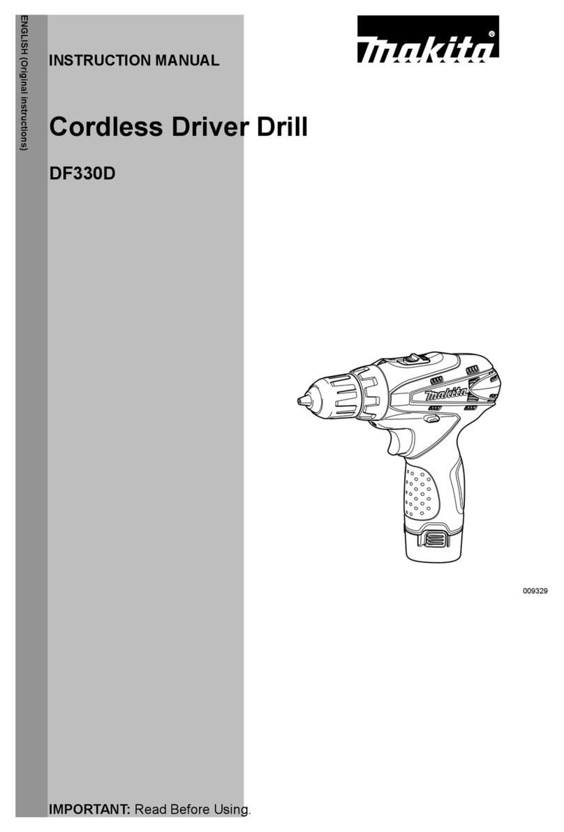 Makita DF330D User manual
