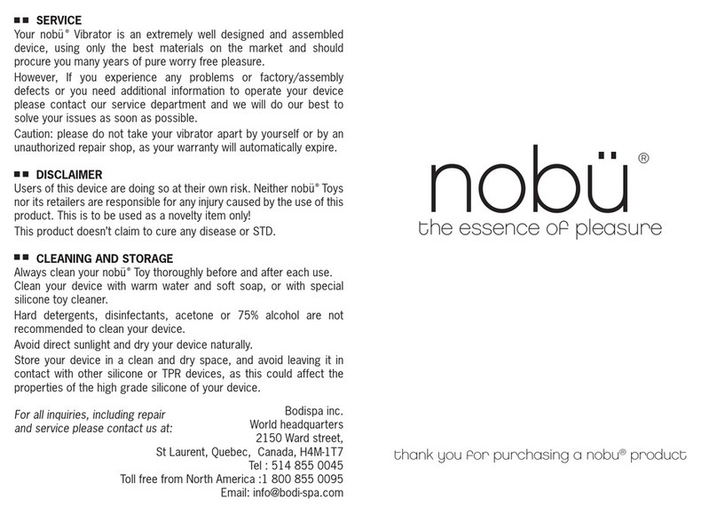 Bodispa nobu Mika instruction manual