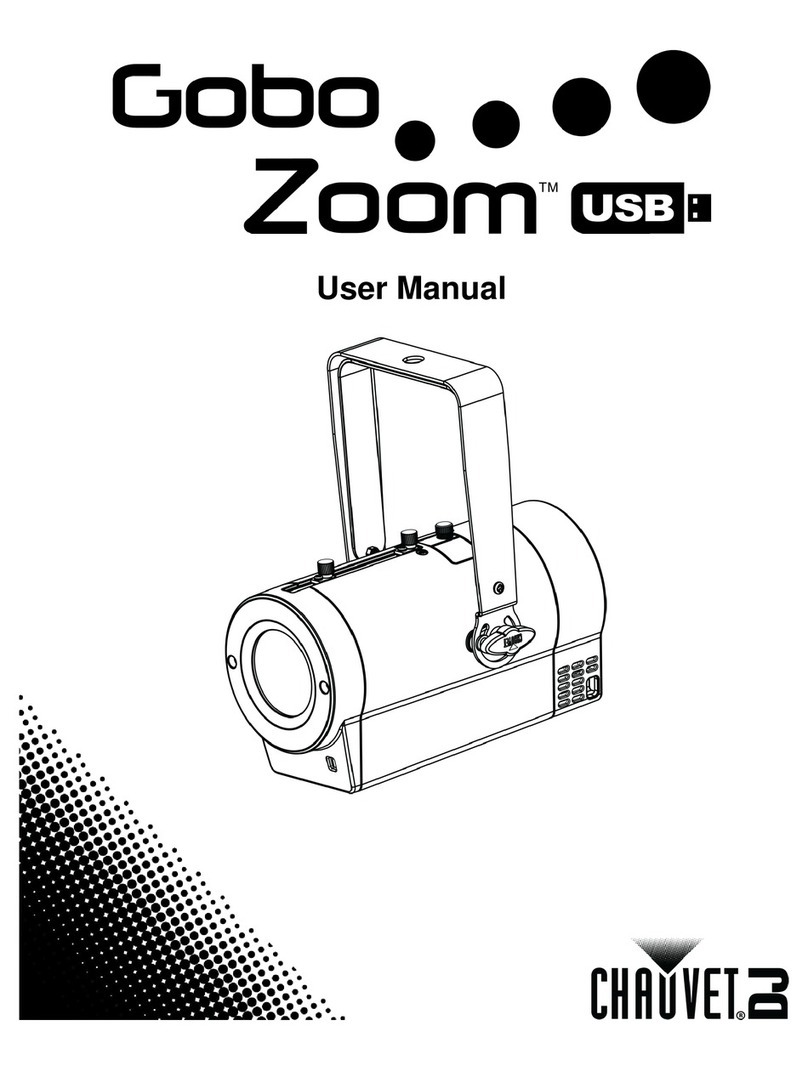 Chauvet Gobo Zoom LED user manual