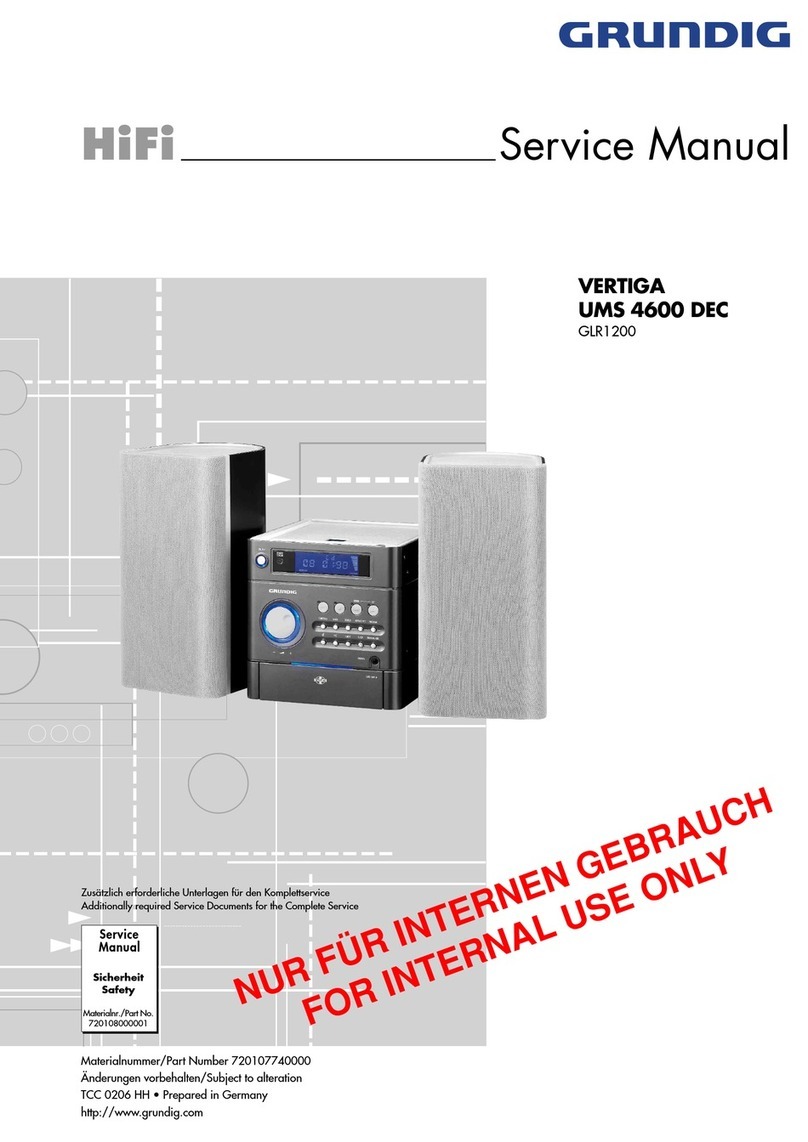 Grundig Vertiga UMS 4600 DEC User manual