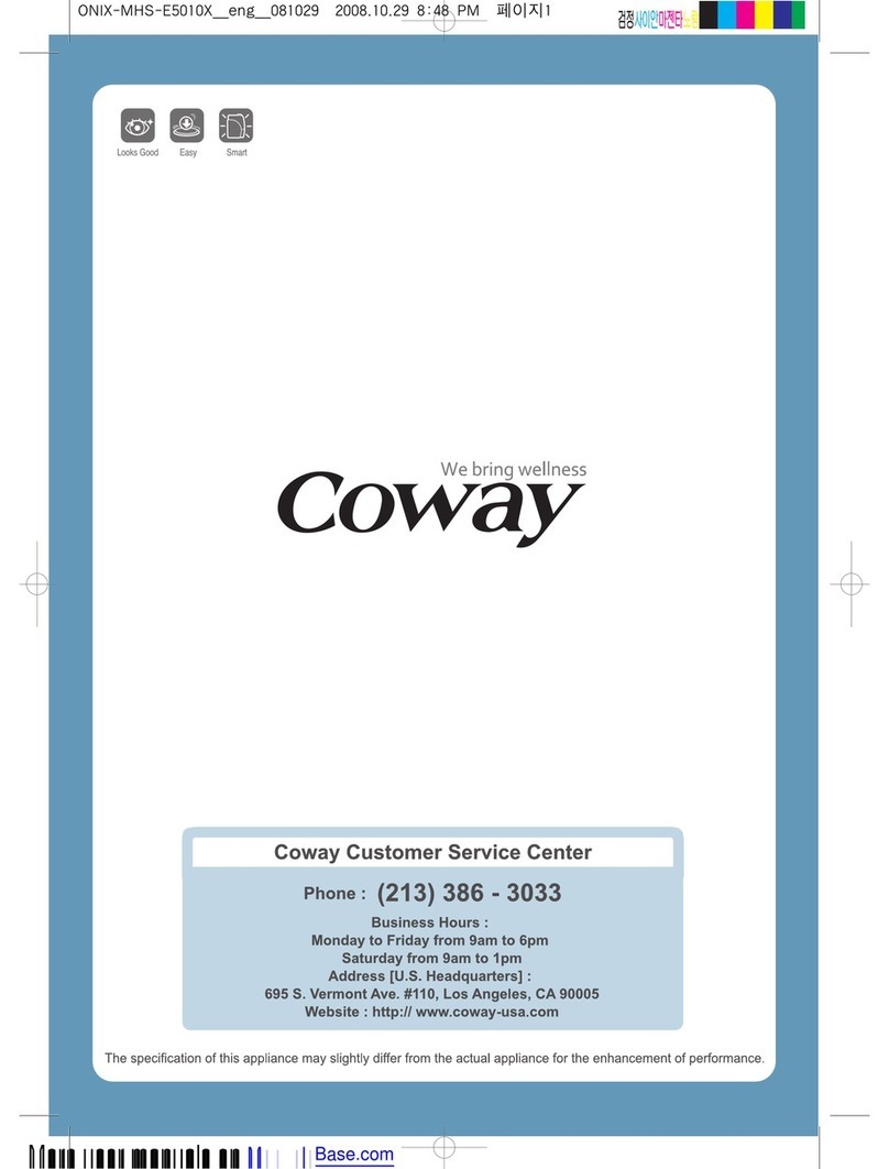 Coway MHS-E5010X User manual