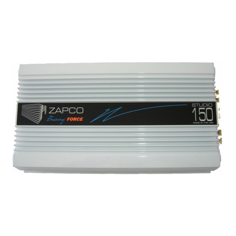 zapco Studio 150 User manual