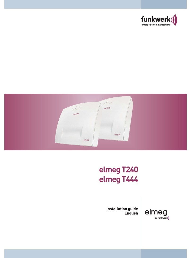 Funkwerk elmeg T240 User manual