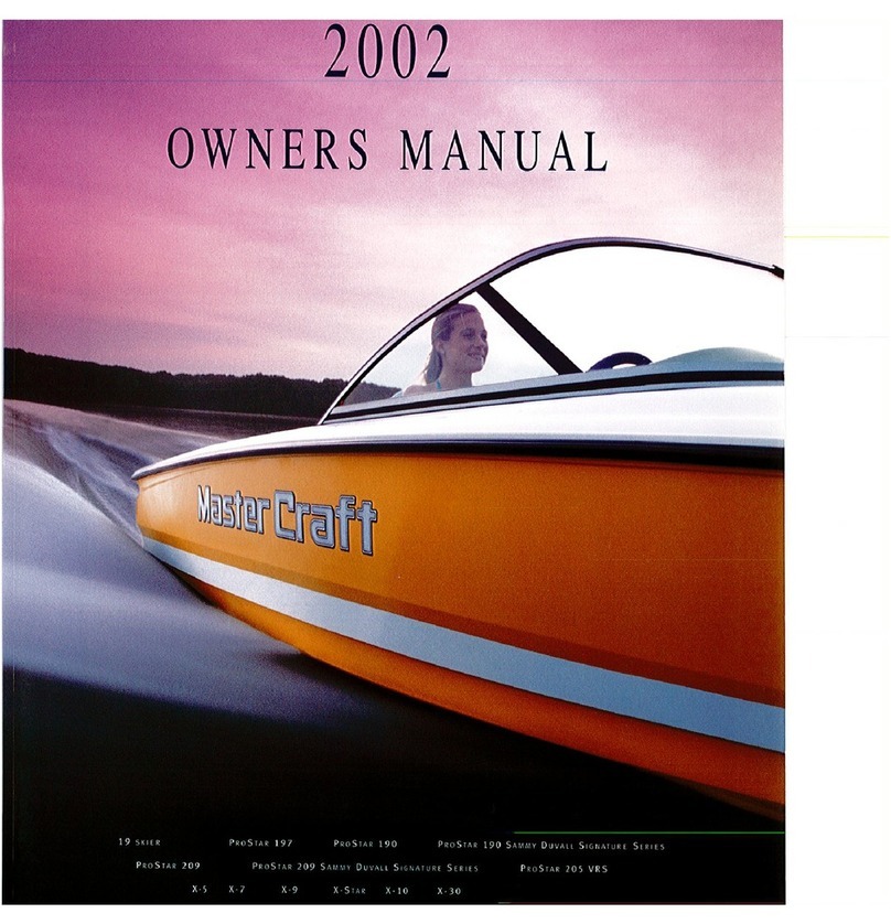 MasterCraft X-5 User manual MasterCraft X-5 User manual