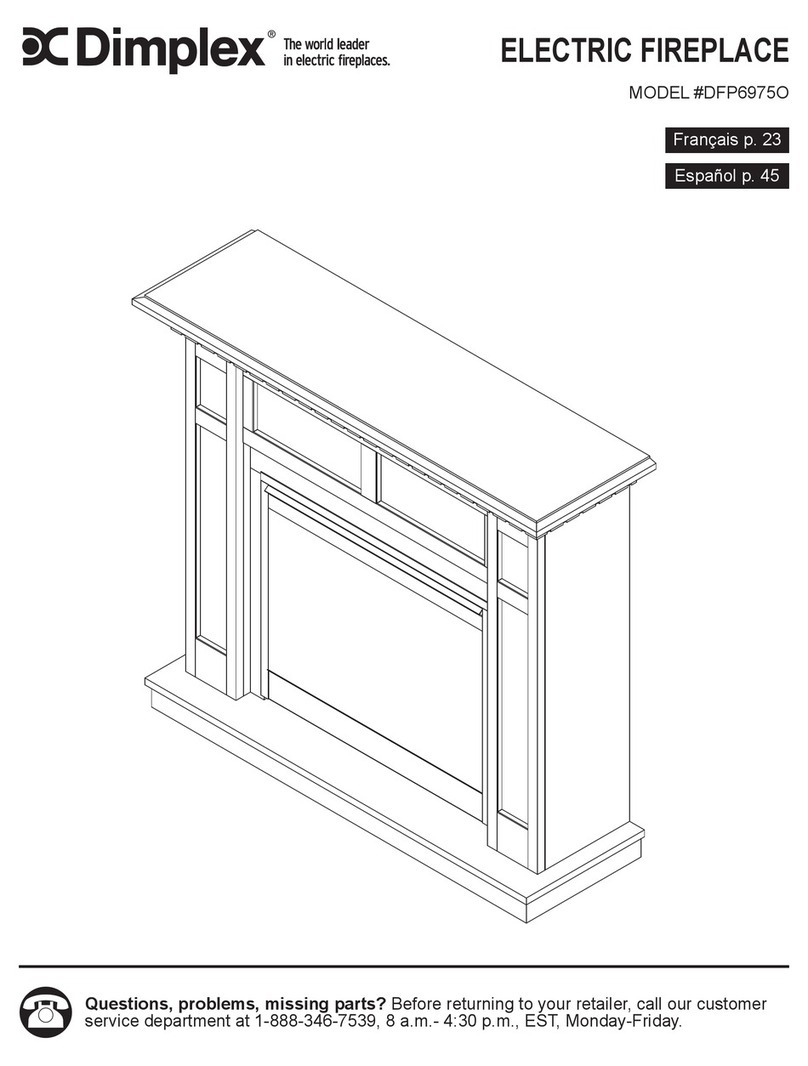 Dimplex DFP6975O User manual Dimplex DFP6975O User manual