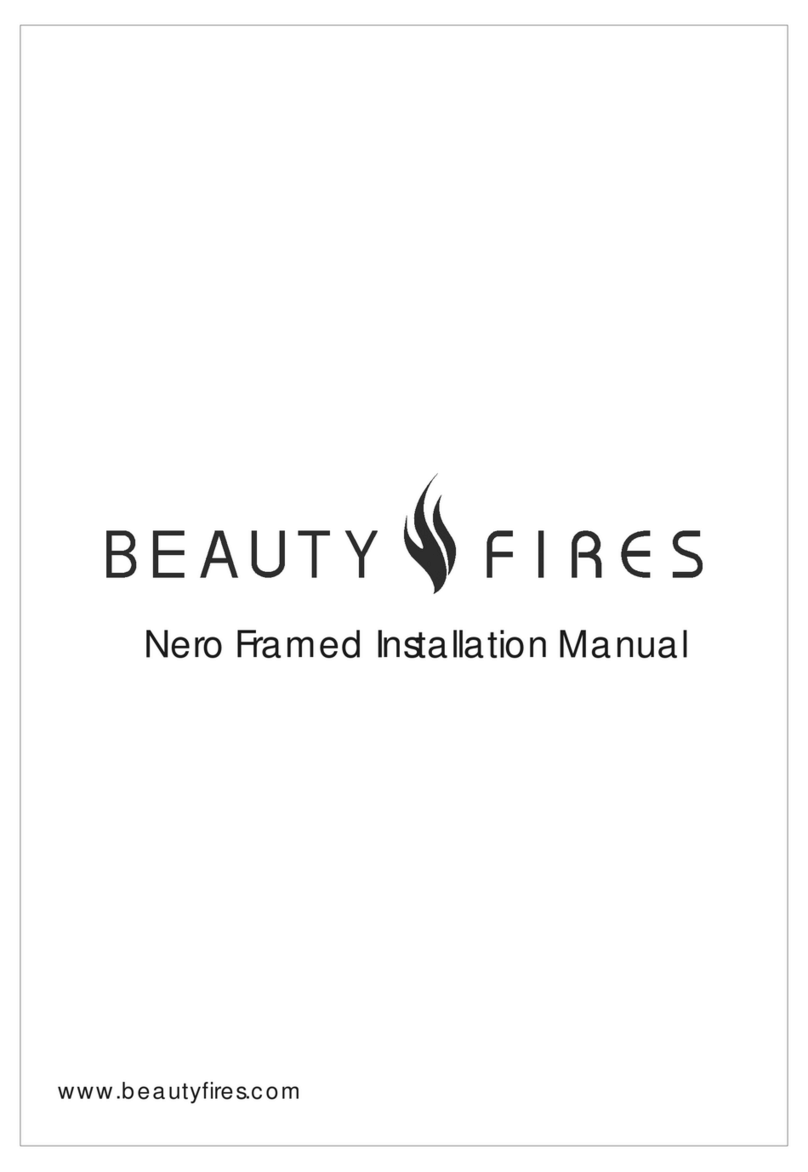 Beauty Fires Nero Frame installation manual Beauty Fires Nero Frame installation manual
