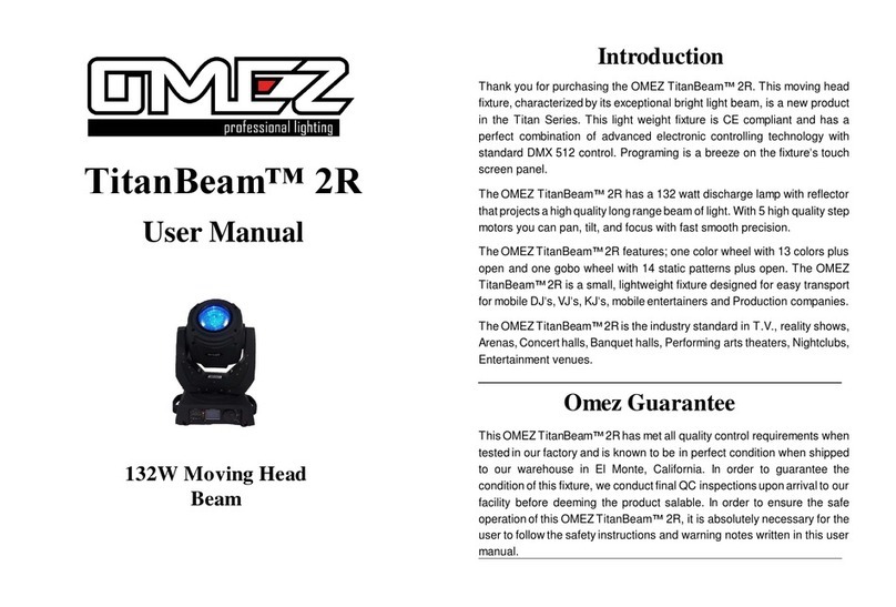 OMEZ LIGHTING TitanBeam 2R user manual