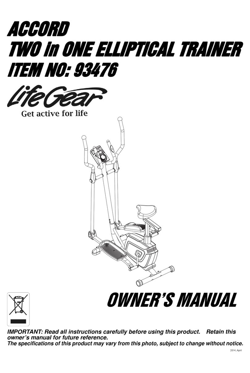 Life Gear Accord 93476 User manual