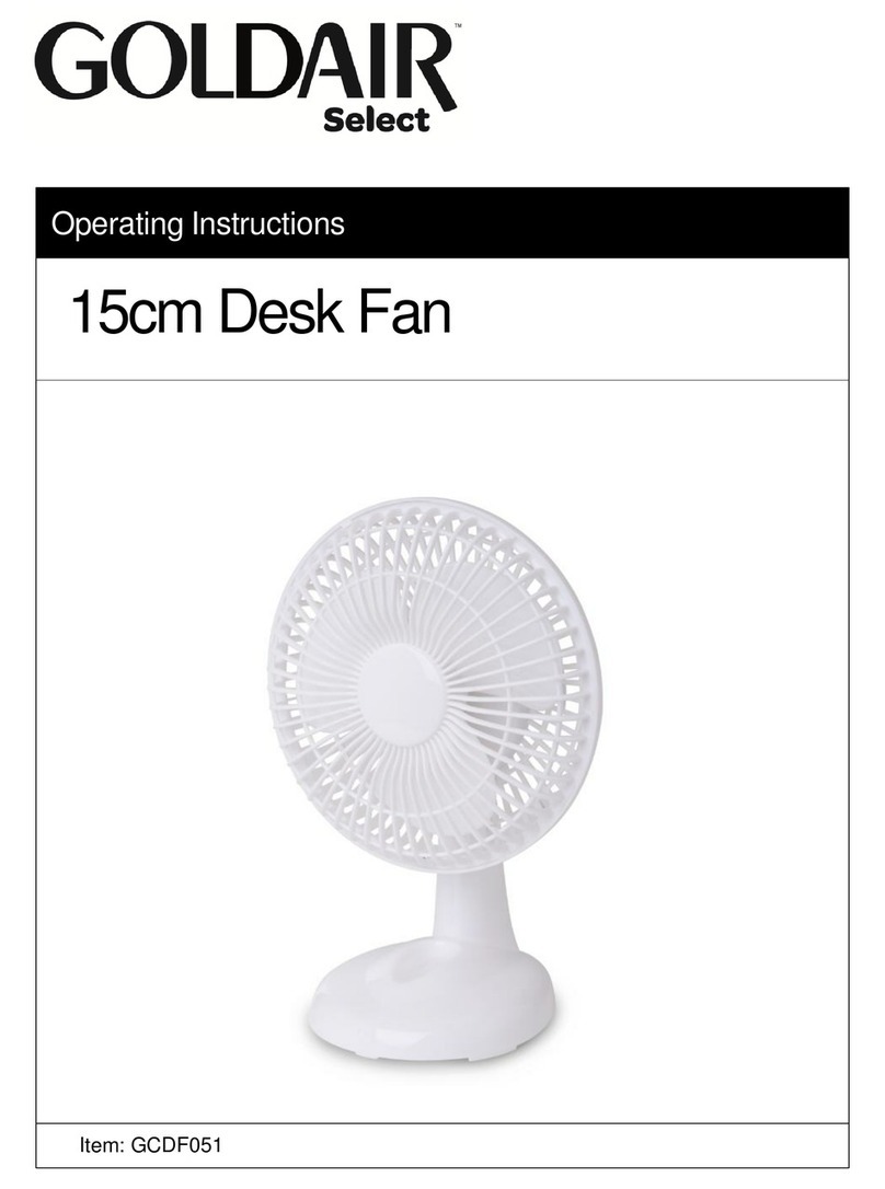 Goldair GCDF051 User manual