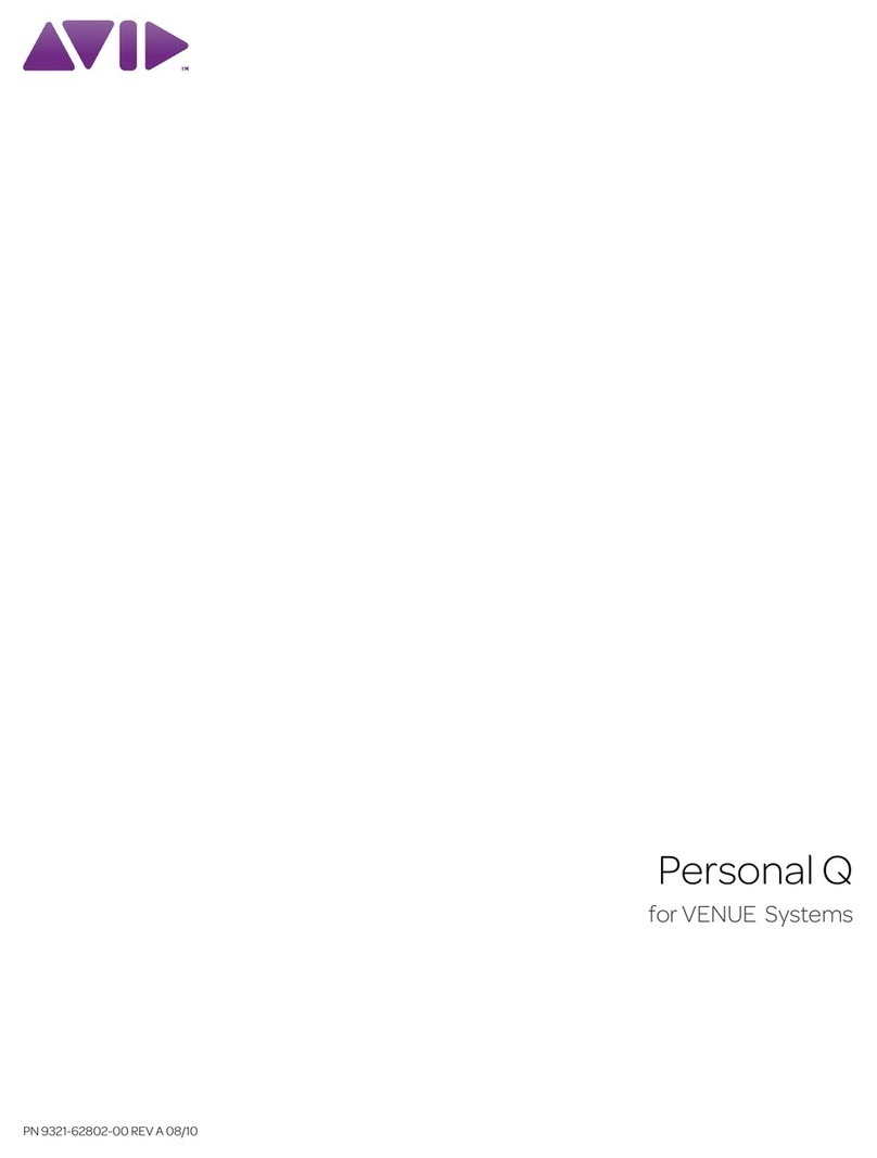 Avid Technology Personal Q User manual Avid Technology Personal Q User manual