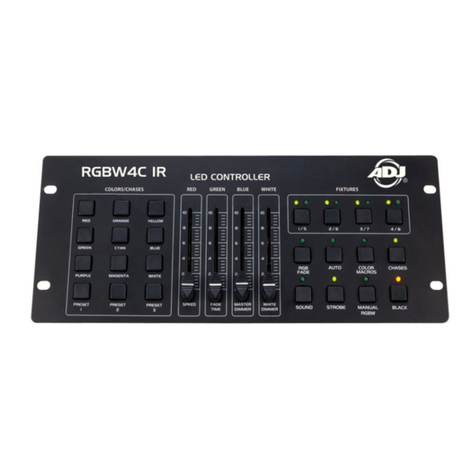 ADJ RGBW4C IR User manual ADJ RGBW4C IR User manual