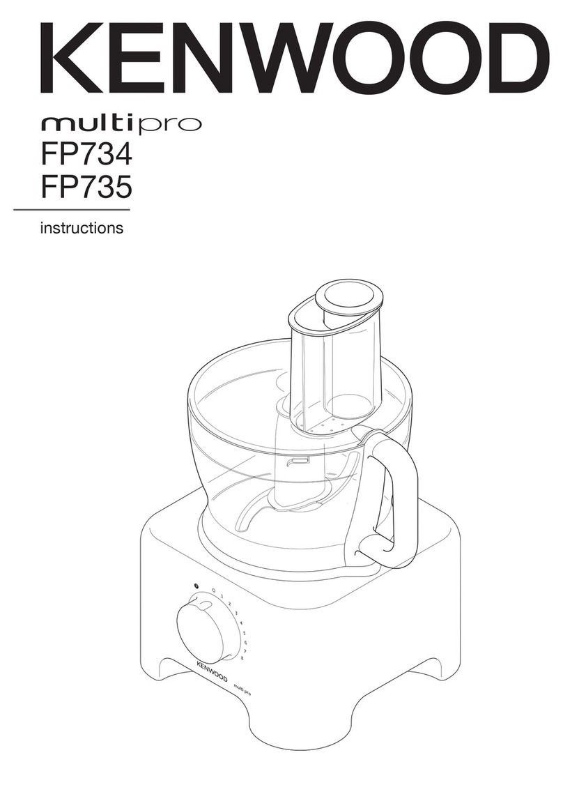 Instructions Myltipro FP734 instructions