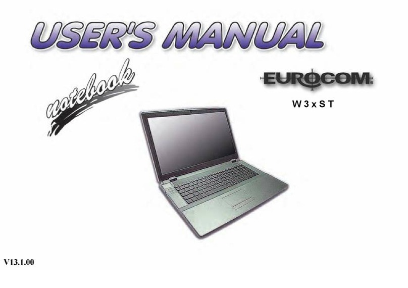 EUROCOM m238 user manual