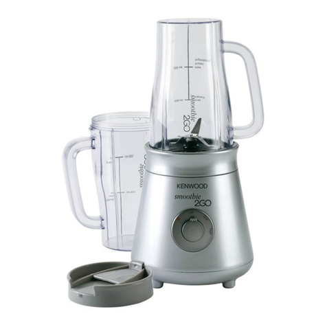 Kenwood Smootie 2 GO SB050 series instructions