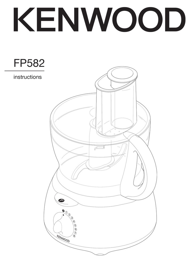 Kenwood FP582 User manual