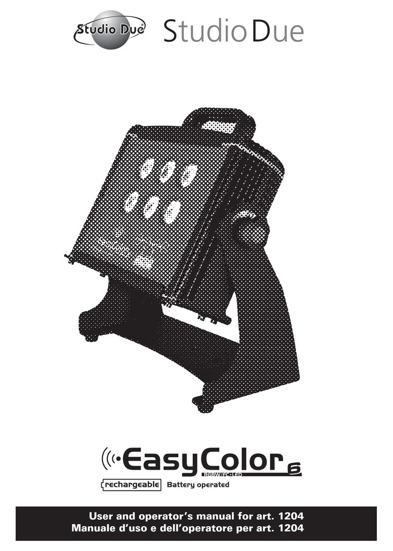 STUDIODUE EasyColor RGBW/FC 1204 User manual