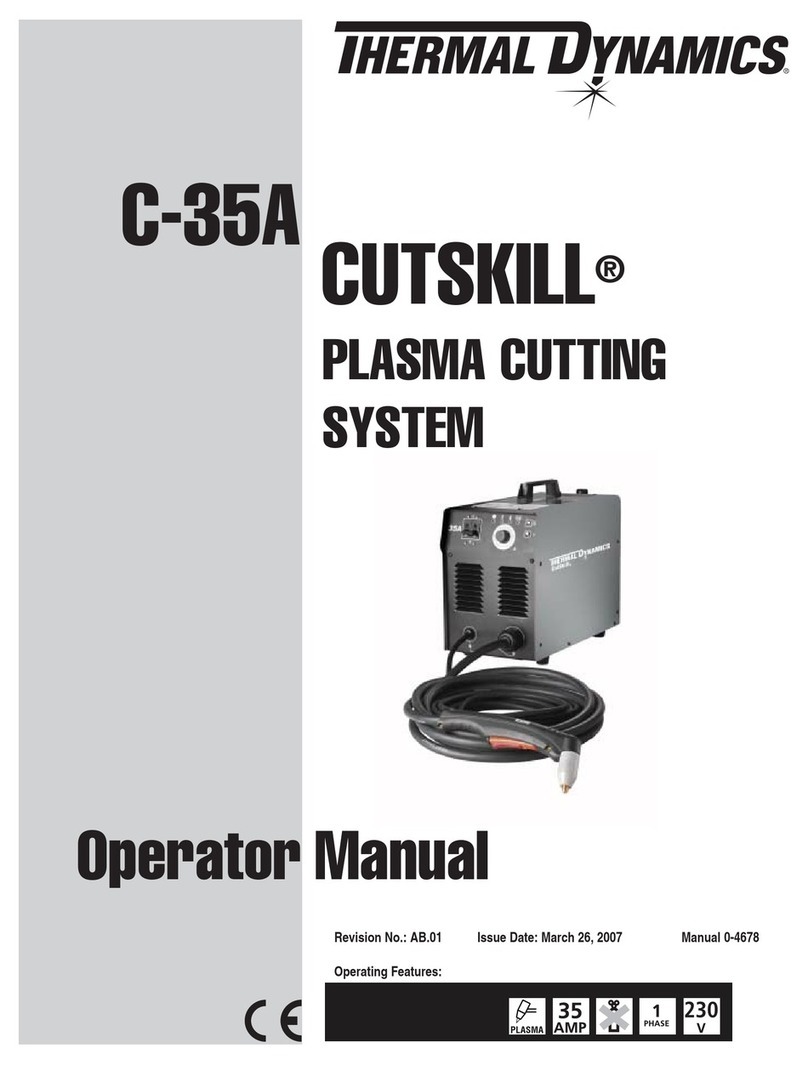 Thermal Dynamics CUTSKILL C-35A User manual