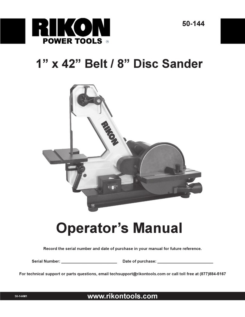 Rikon Power Tools 50-144 Operator's manual