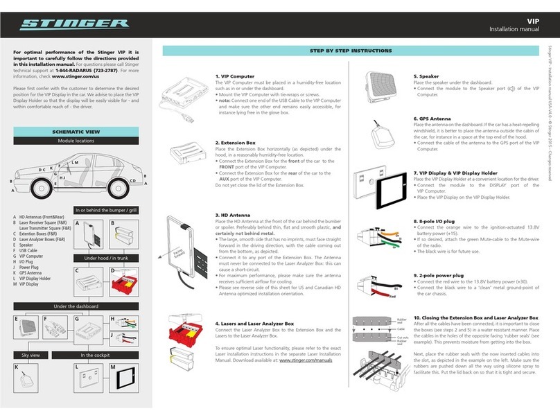 Stinger VIP User manual