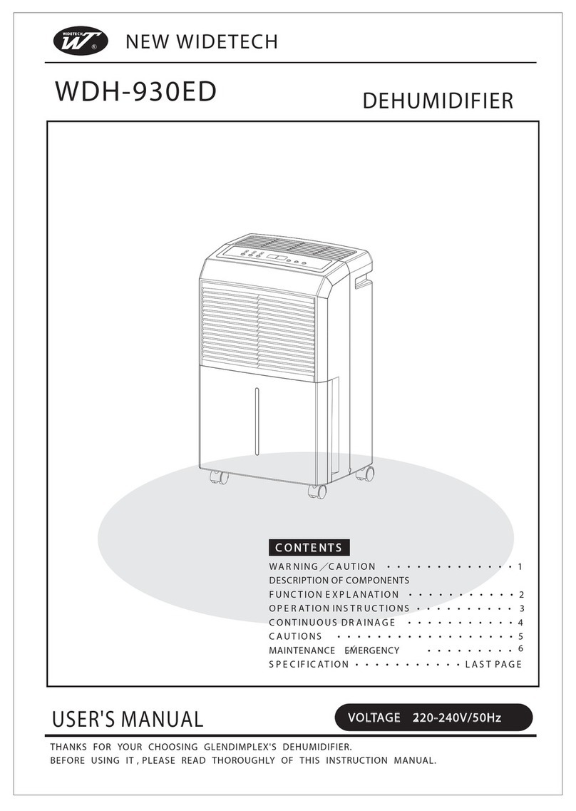 Widetech WDH-930ED user manual