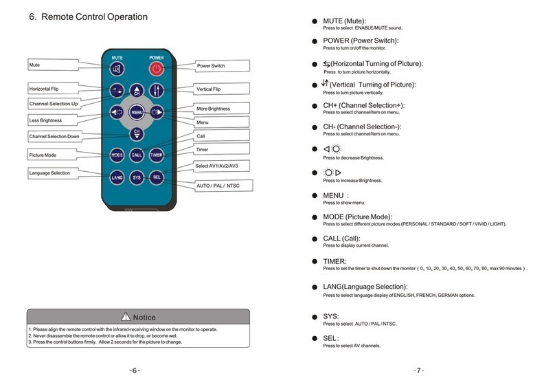 Boyo VTM5000 operating instructions
