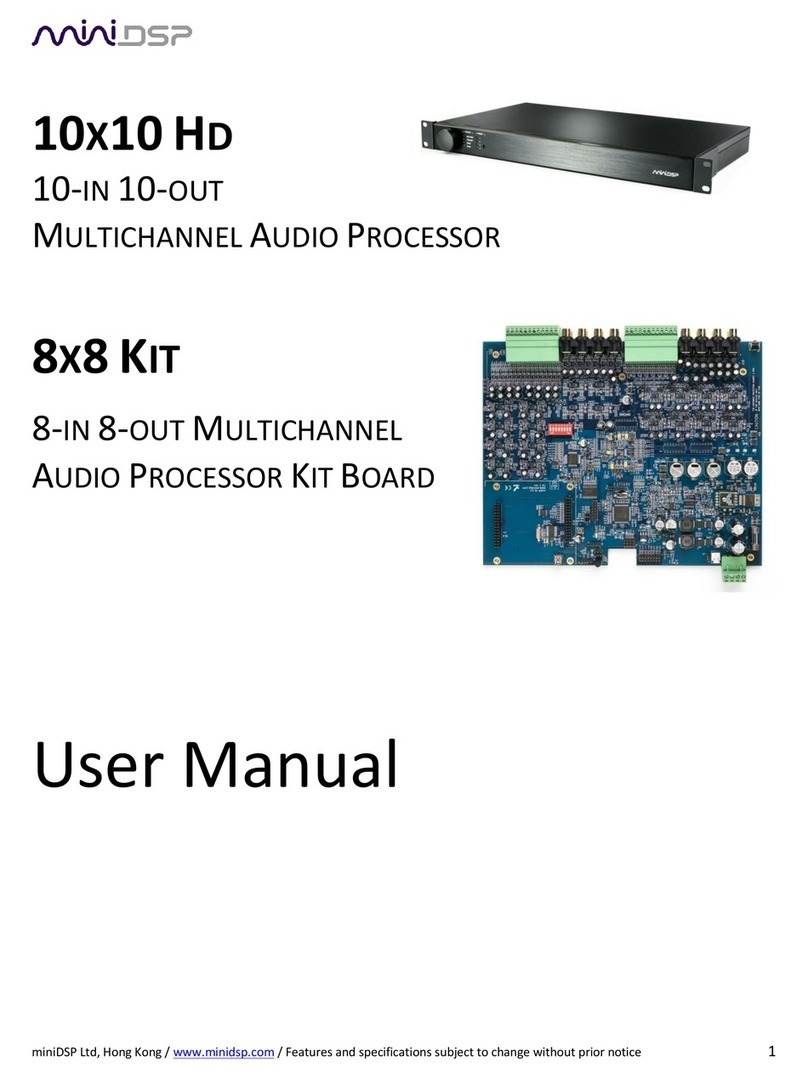 miniDSP 10X10 HD user manual