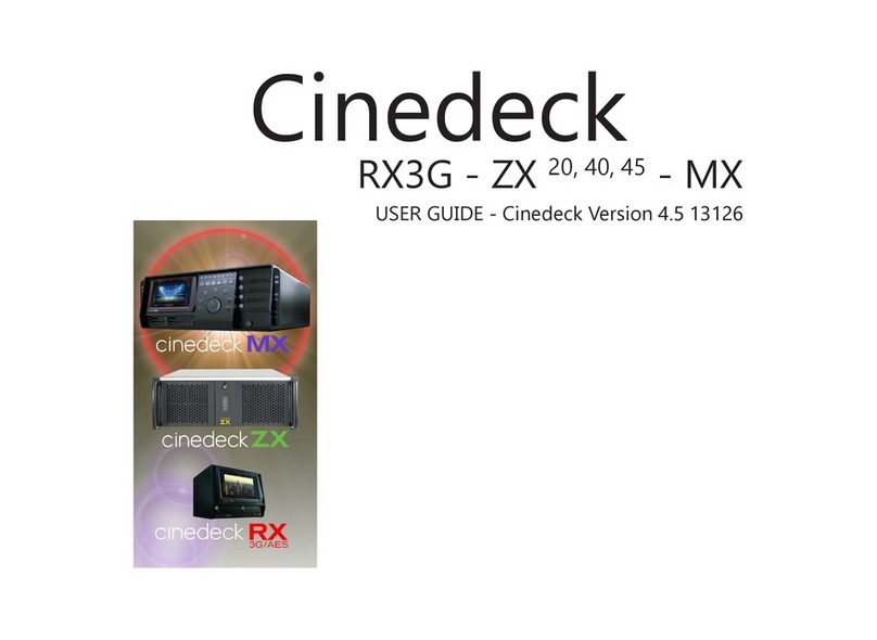 Cinedeck RX3G user guide