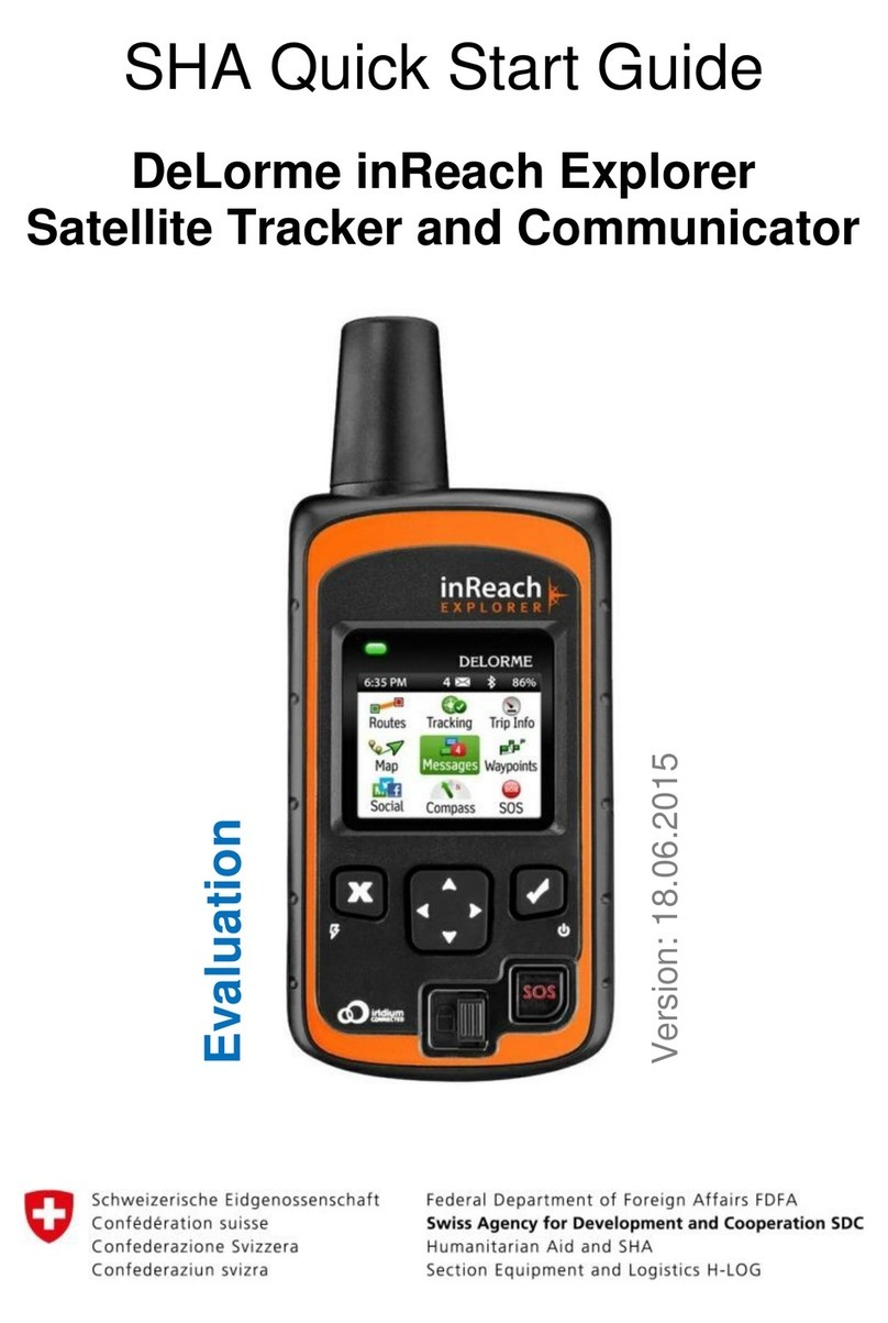 DeLorme inReach Explorer User manual DeLorme inReach Explorer User manual