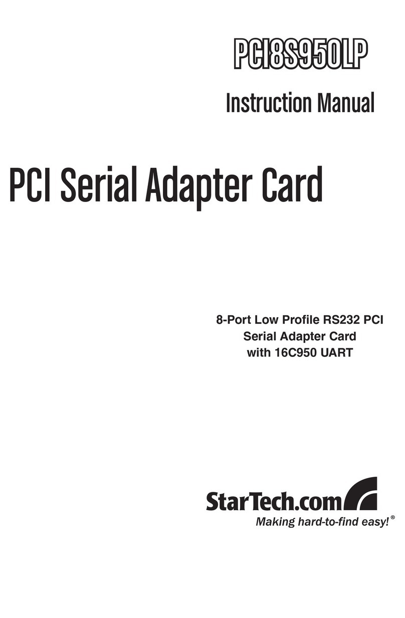 StarTech.com PCI8S950LP User manual