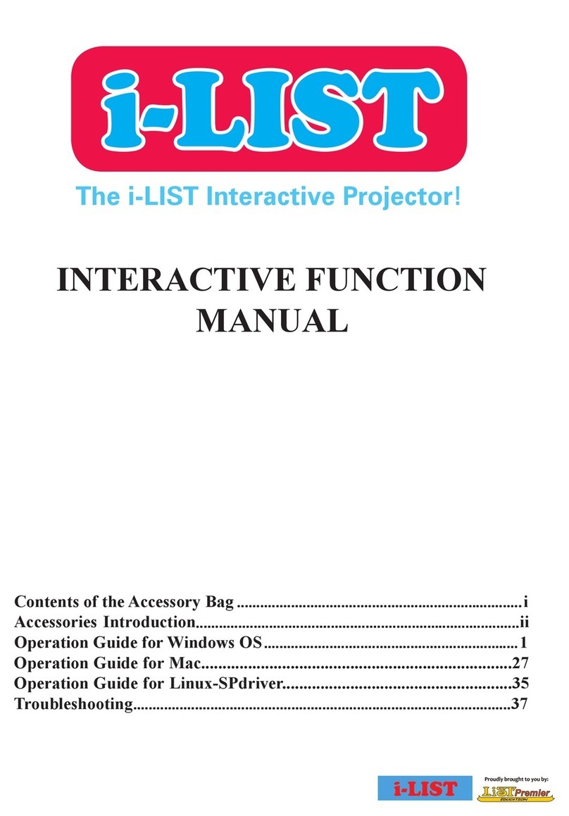 List Premier Education i-LIST Function manual