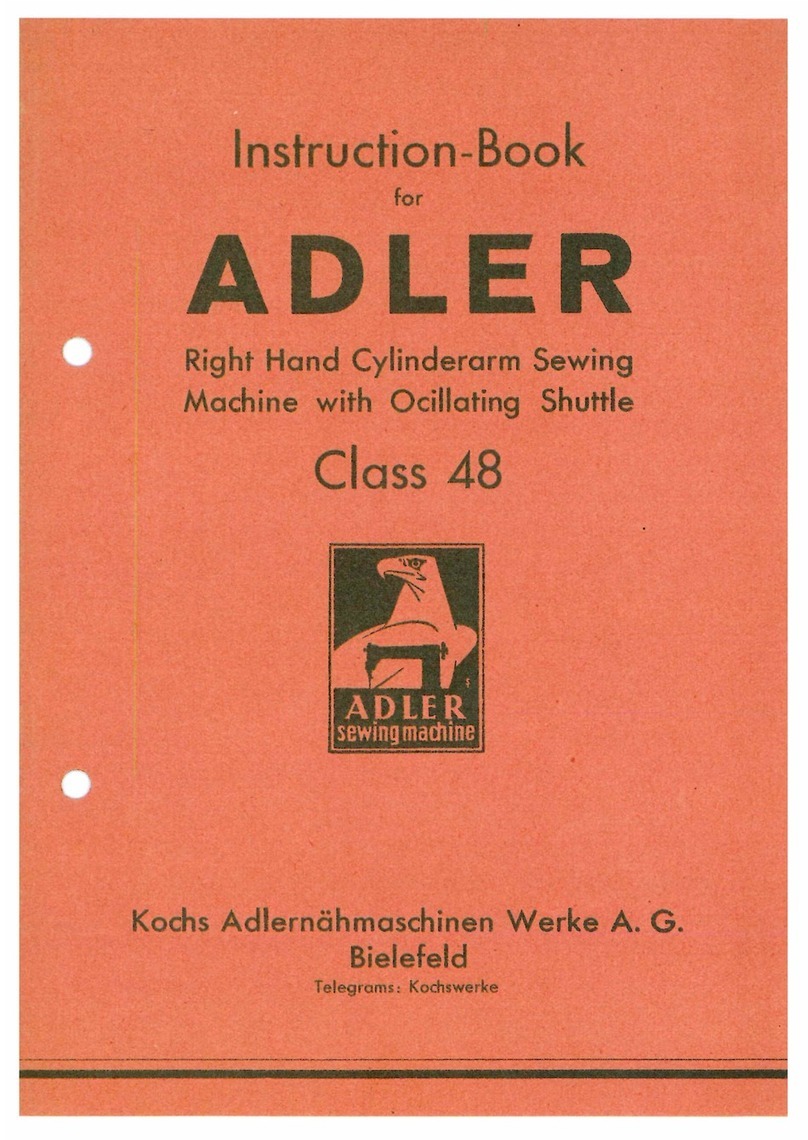 Adler Class 48 User manual