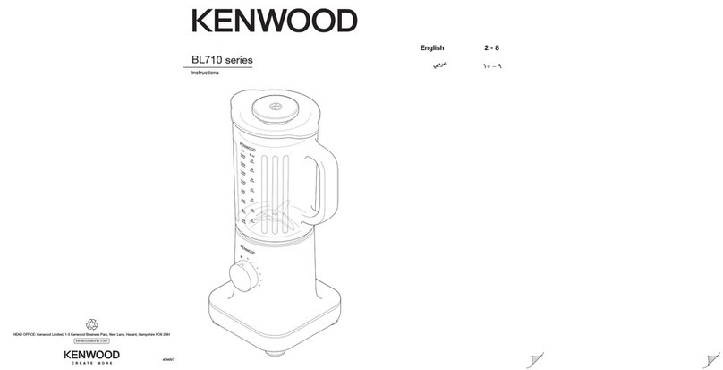 Kenwood BL710 series User manual