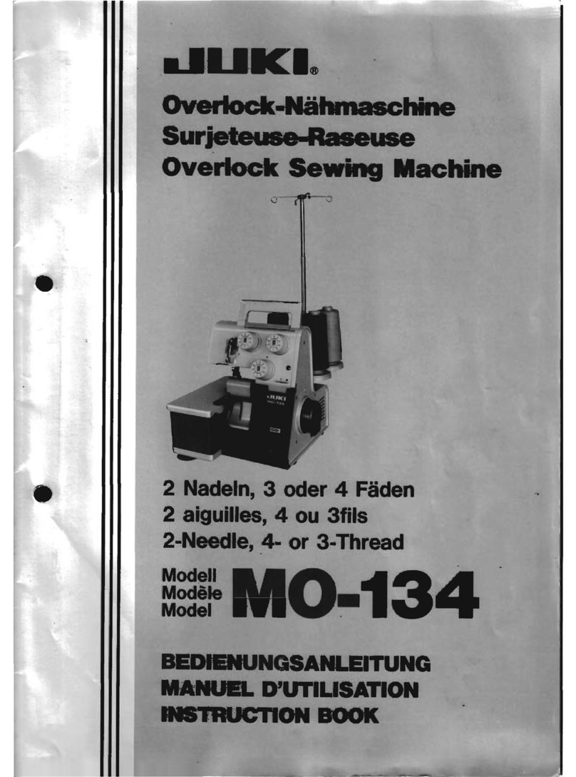 JUKI MO-134 instruction manual