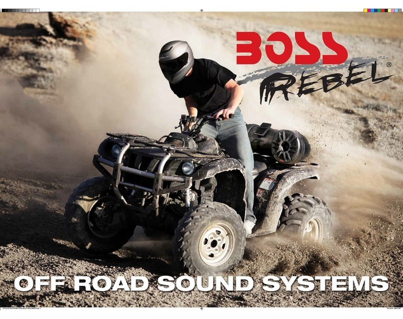 BOSSCO Rebel ATV22CB User manual