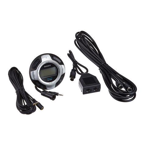 Sony RM-X60M - Marine Remote Commander User manual