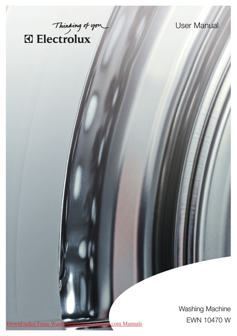Electrolux EWN 10470 W User manual Electrolux EWN 10470 W User manual
