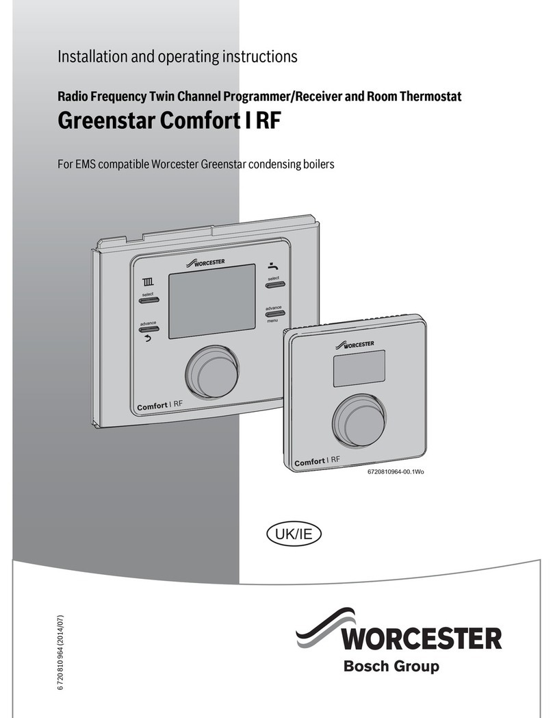 Worcester Greenstar Comfort I RF User manual