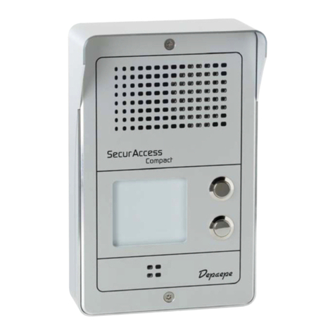 Depaepe Telecom SecurAccess Compact user manual
