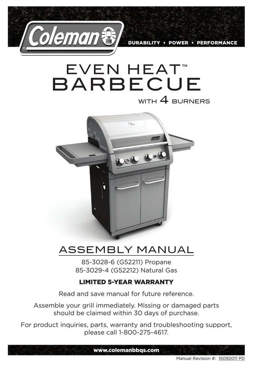 Coleman Even Heat 85-3028-6 (G52203) User manual