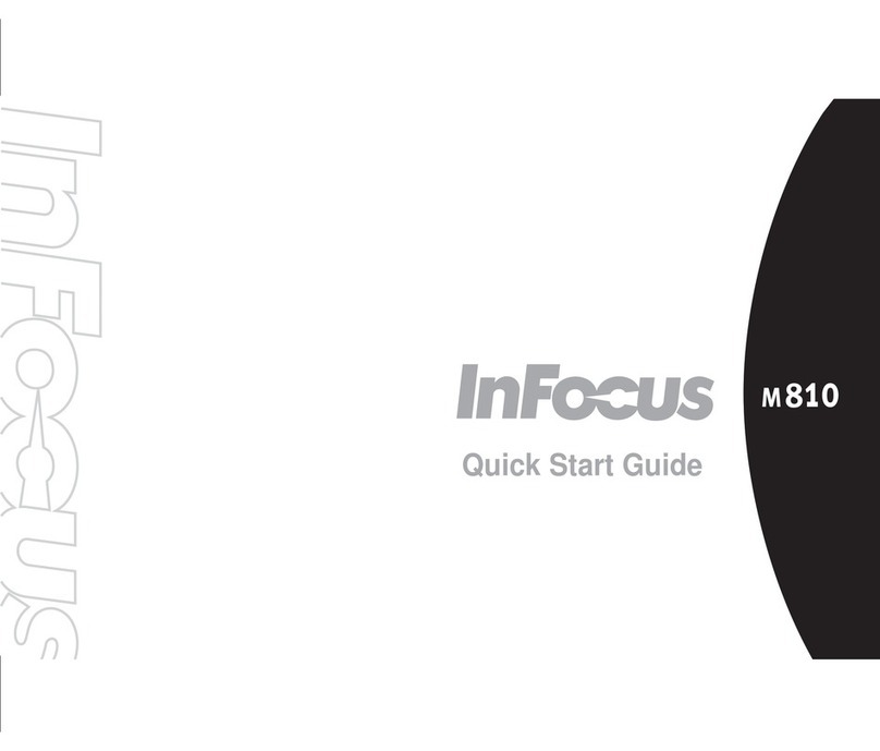 InFocus M810 quick start guide